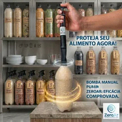 Bomba de Sucção Manual para Garrafas PET