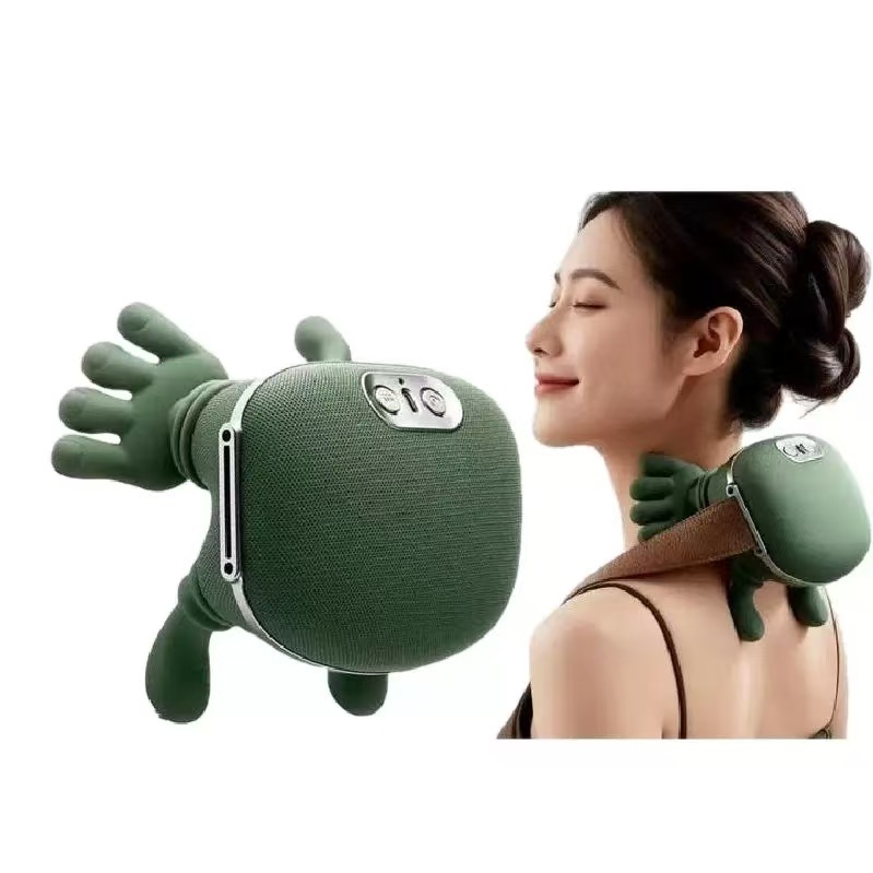 Massageador Cervical Elétrico para Pescoço e Costas Termoterapia Almofada de Massagem Confortável Relaxamento Corpora