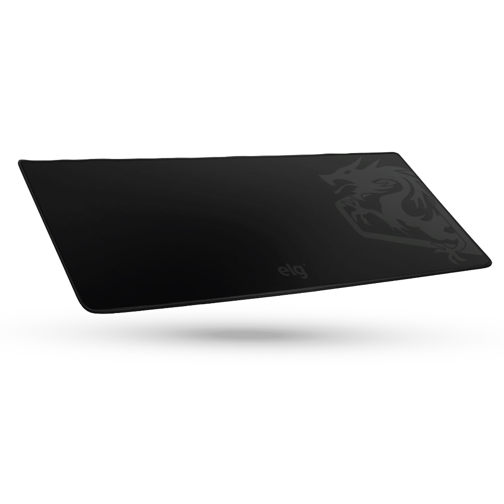 Mousepad Gamer Merak Speed, Extra Grande 90x40cm, Borda Costurada, Antiderrapante, Preto, MPMXL, ELG