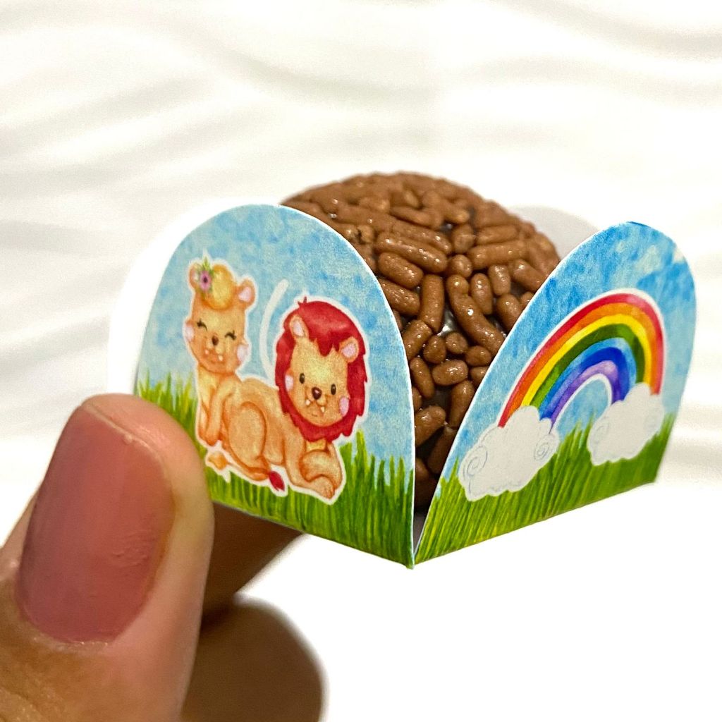 Forminha para Doces Arca de Noé | Porta Brigadeiro e Beijinho | Personalizado Festa Infantil