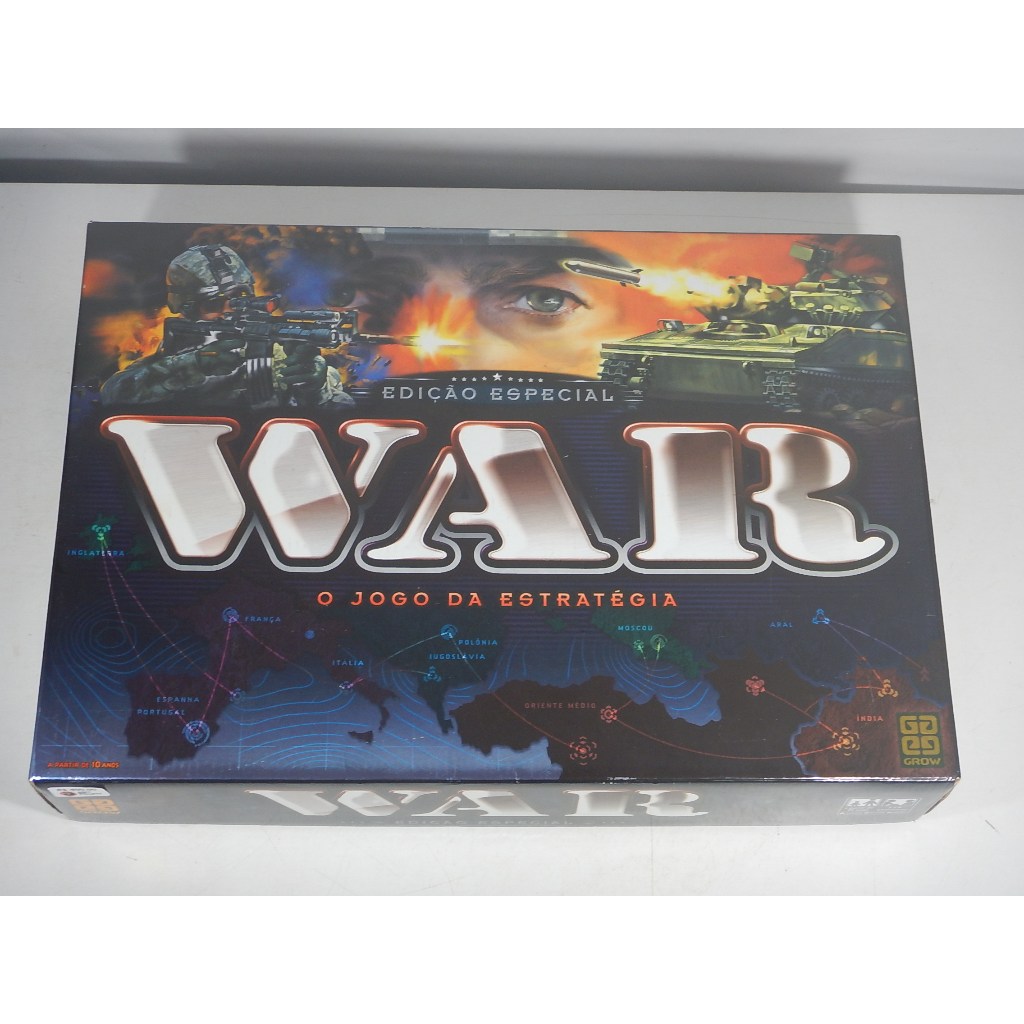 Jogo De Tabuleiro War O Jogo Da Estratégia Ed Especial Grow