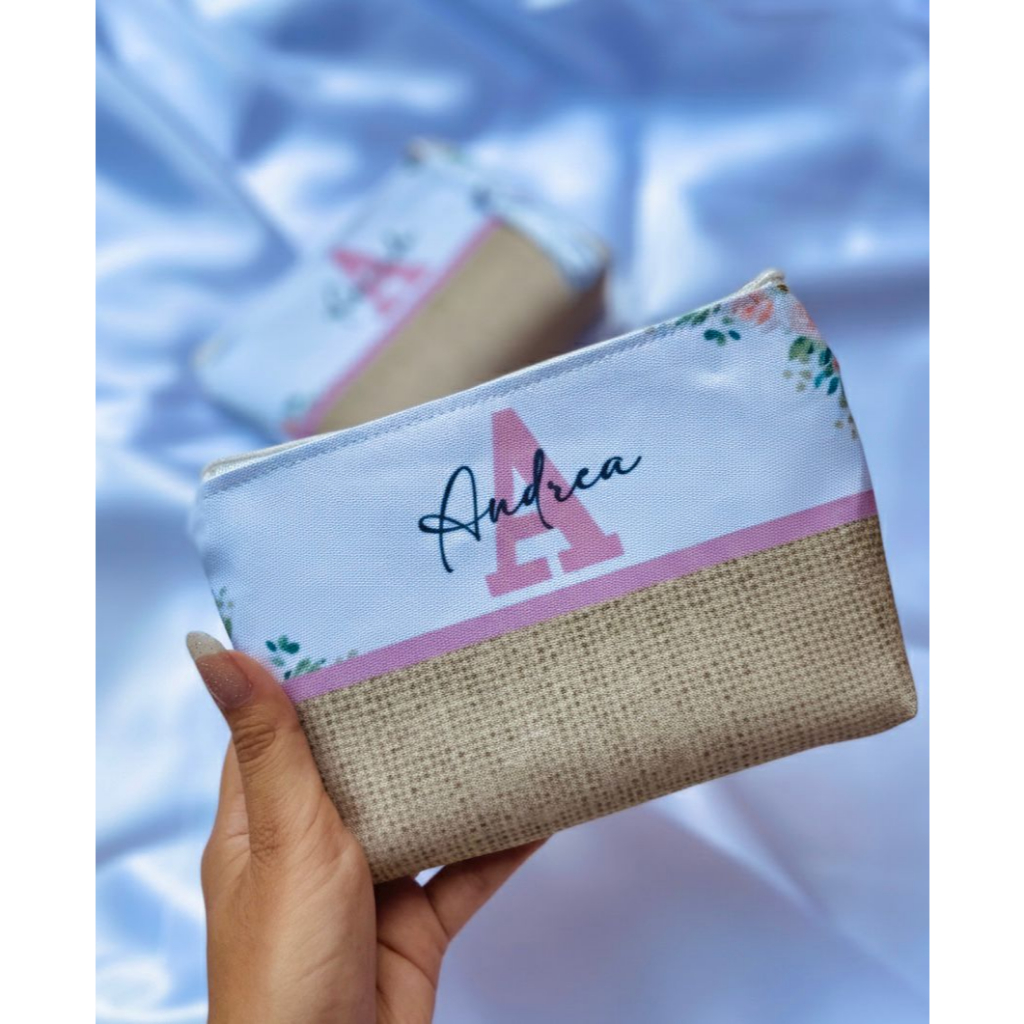 kit com 10 Necessaire Personalizada Com Nome Para Casamento madrinhas Formatura Daminha lembrancinha Aniversário 15 Anos