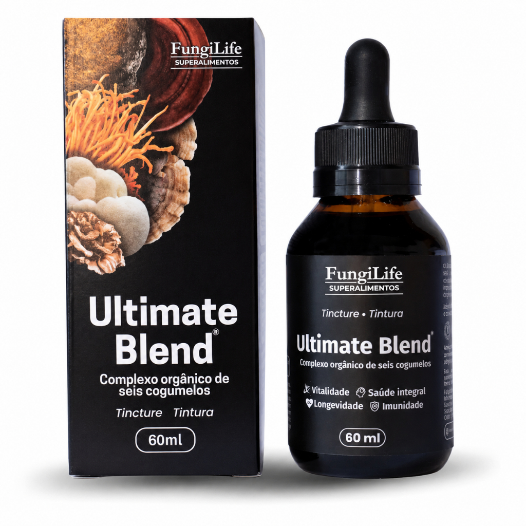 Ultimate Blend 6 Cogumelos – Suplemento Natural Energia, Foco, Disposição, Equilibrio, Imunidade