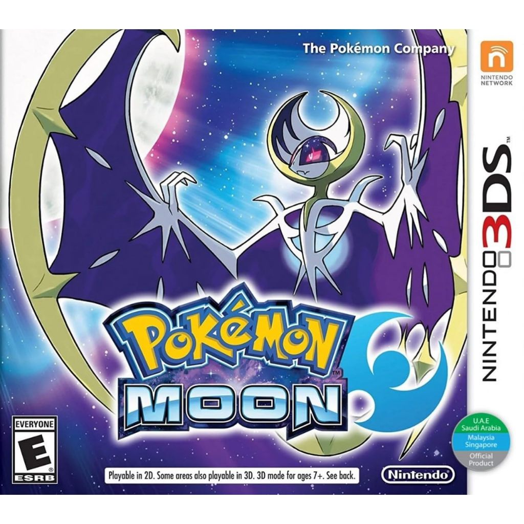 Pokemon Moon 3DS Midia Fisica