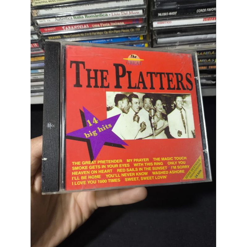 CD THE PLATTERS - THE GREAT - 14 big HITS - CD Usado conservado - REF:CD 3755