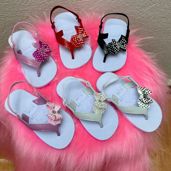 Kit 2 Pares Chinelo Bebê Sandália Infantil Menino Menina LAÇO