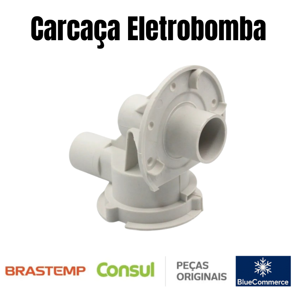 Carcaça Eletrobomba Lavadora Brastemp Consul ORIGINAL