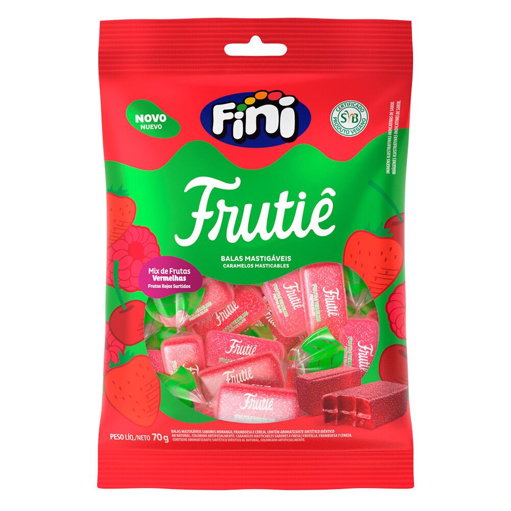 Fini Frutiê Frs Vermelhas 70G