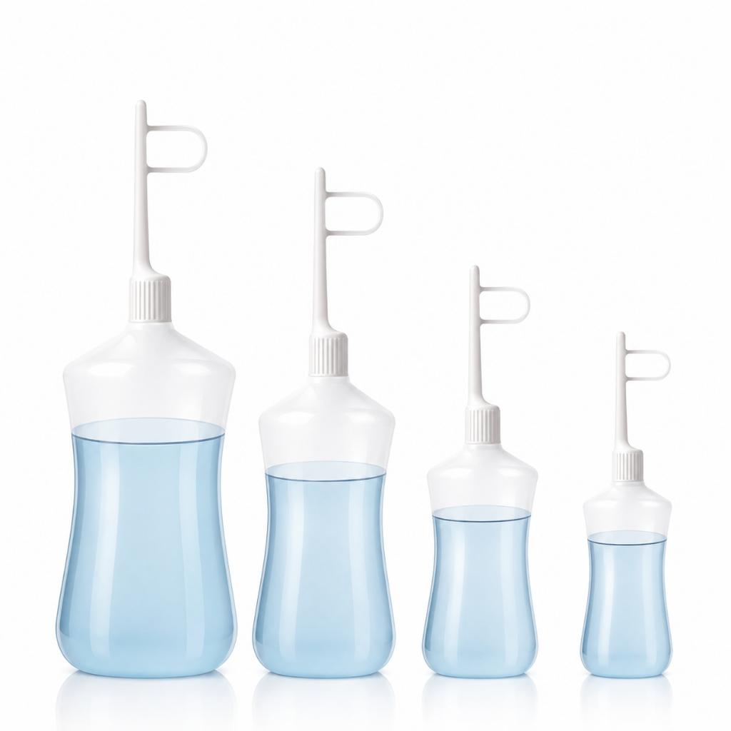 Frasco Almotolia Pisseta Bico Fino Para Aplicação/Armazenamento Diversos Tamanhos 100ML/250ML/500ML.