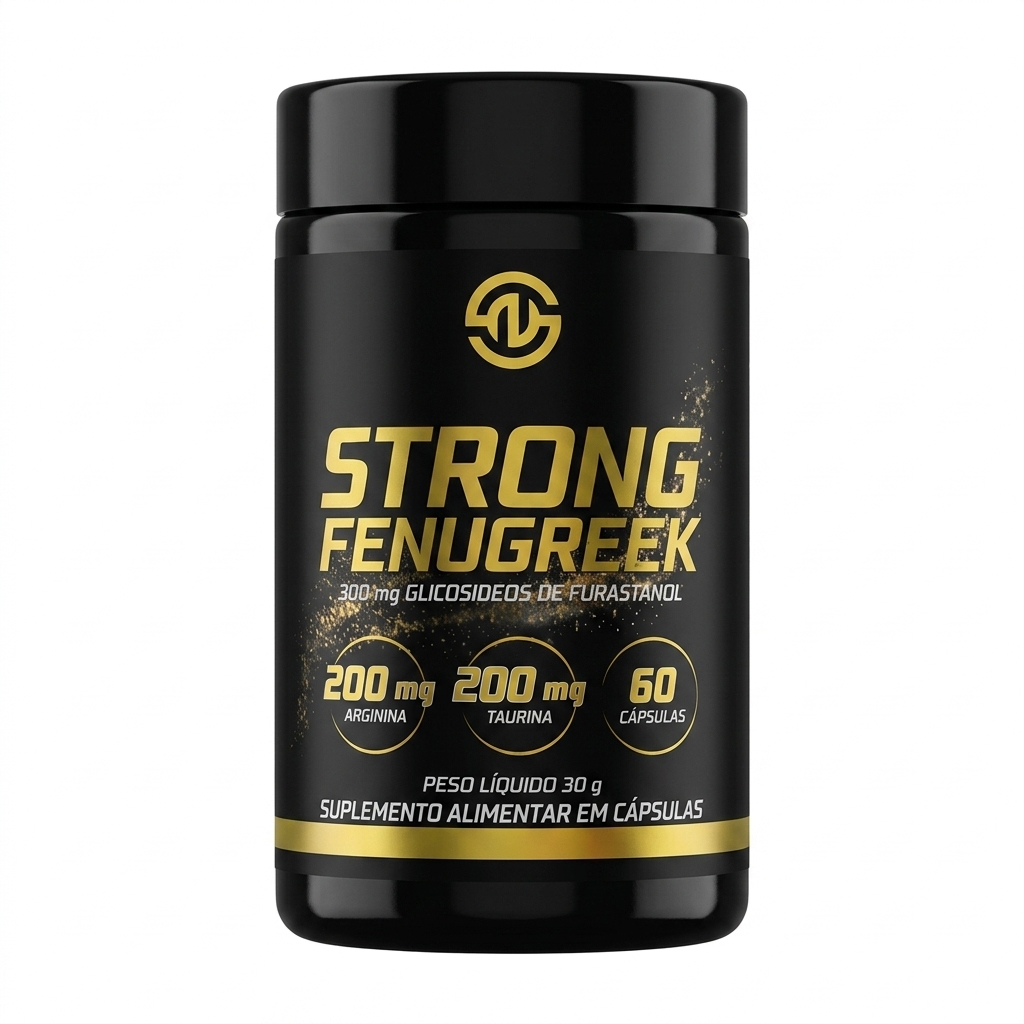 Feno Grego em Cápsulas Strong Fenugreek Strong Now Labs 60 Caps