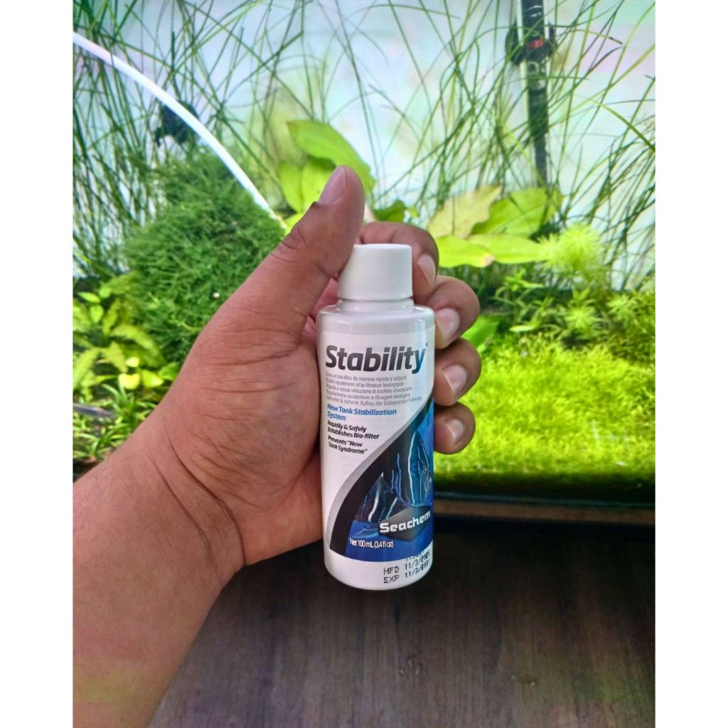 Seachem Stability 100ml | Bactérias Benéficas para Aquários de Água Doce e Marinho