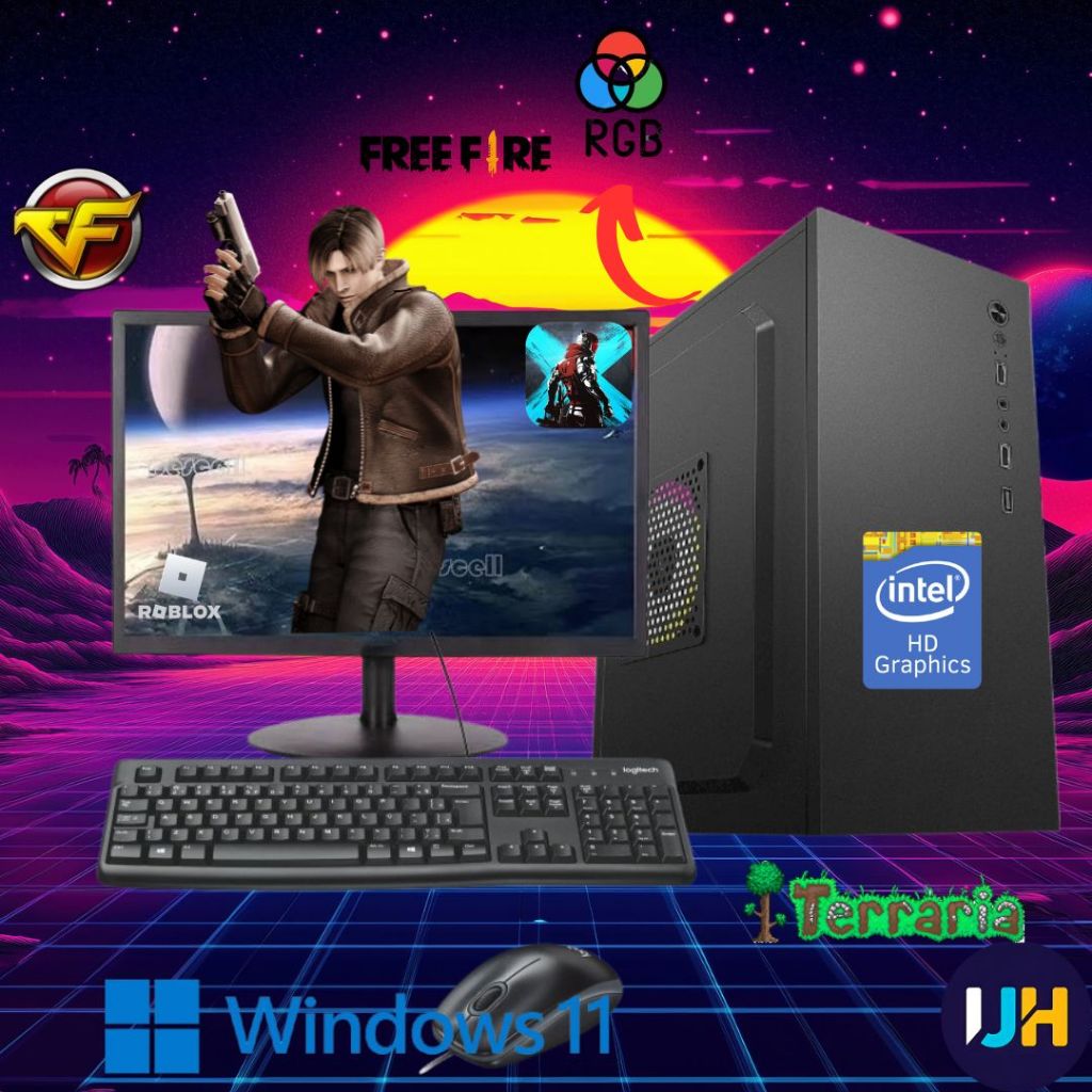 Imbatível - PCS GAMER INTEL TOP RGB (Roblox_Instalado!)