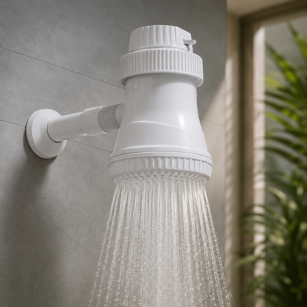 CHUVEIRO NOVA DUCHA 3 TEMPERATURAS 5500W 127V - SINTEX COR: BRANCO