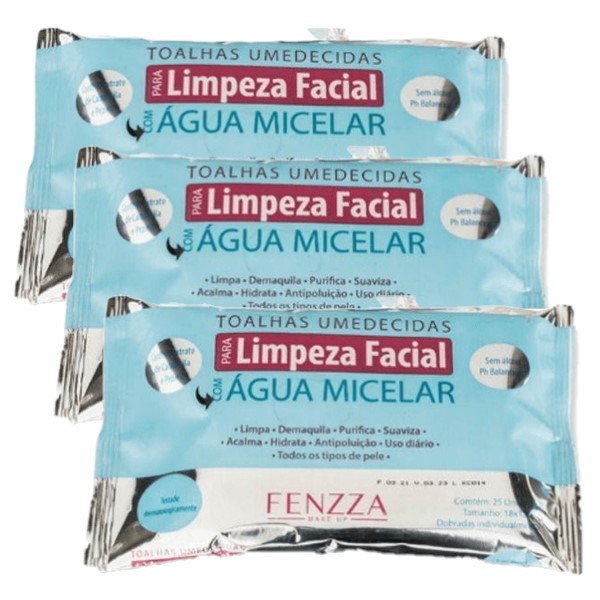 01 Novo Lenco Demaquilante Agua Micelar - Fenzza
