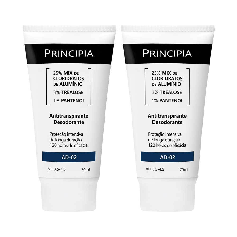 Principia Kit  2 Unidades Antitranspirante Desodorante AD-02