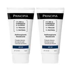 Principia Kit 2 Unidades Antitranspirante Desodorante AD-02