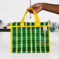 Sacola de Nylon infantil Média com alça de Cadarço