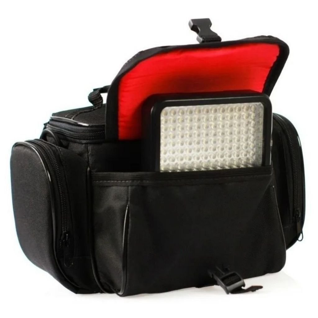 Bolsa Case Bag Para Câmera Fotográfica Canon e Acessórios Semi Impermeável Câmera DSLR T3 T4 T5 T3i T4i T5i T6i T7i T6s — imagem 2 de 2