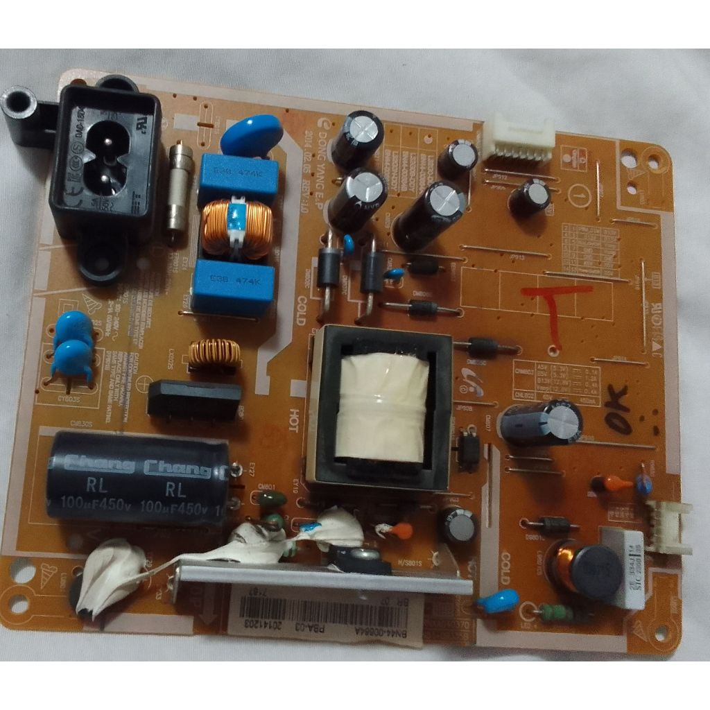 Placa Fonte Tv Un32fh4205g Samsung Bn44-00664a