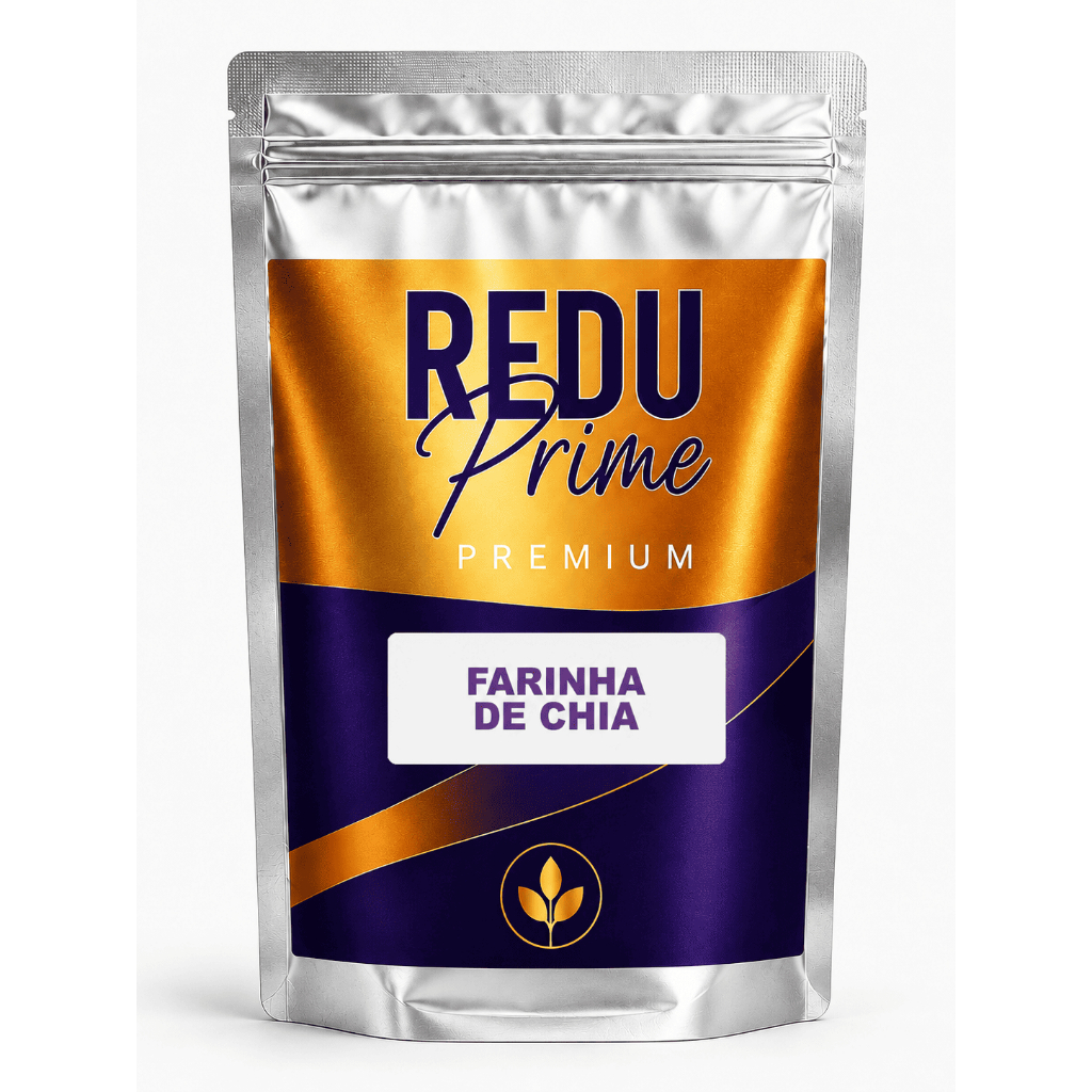 Reduprime Farinha de Chia 500g Chia Moída Rica em Fibras Alimentares Fonte Natural Nutrientes