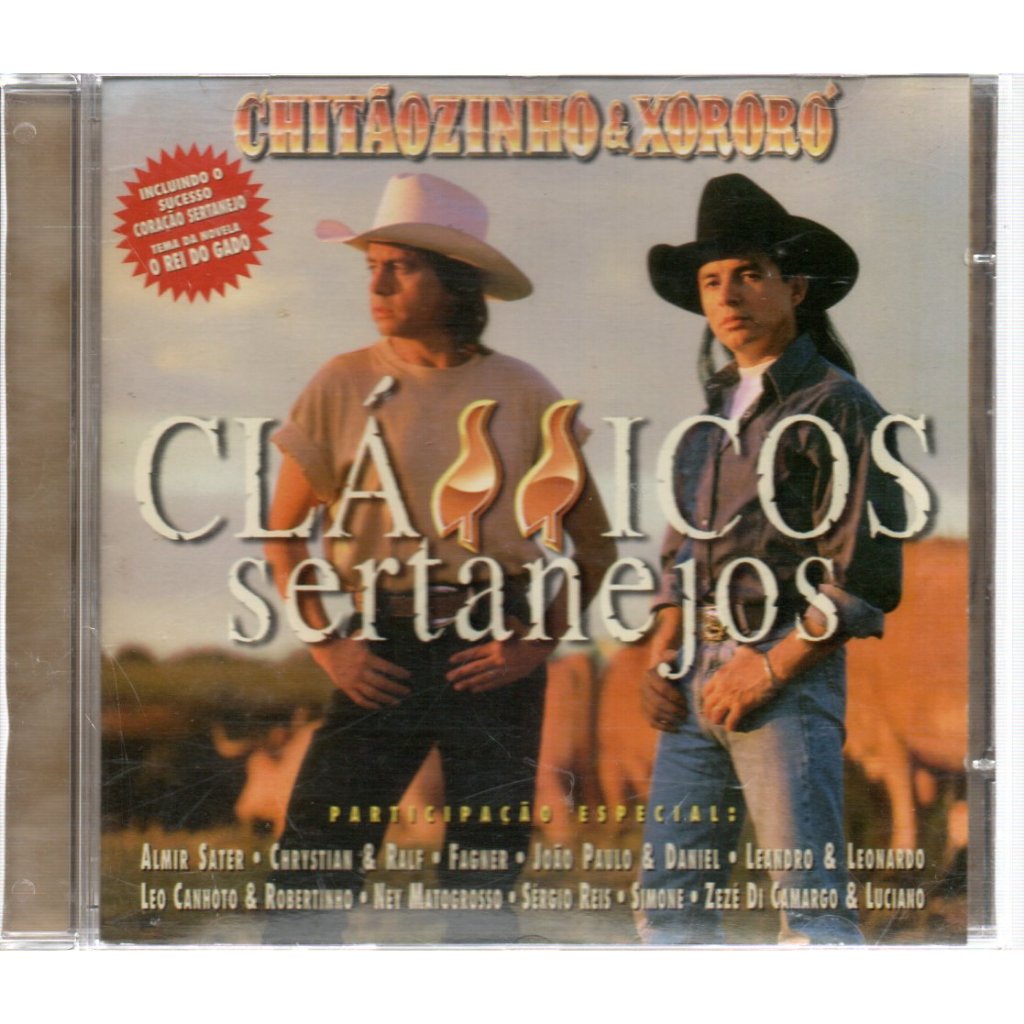CD CHITÃOZINHO & XORORÓ – CLASSICOS SERTANEJOS ( 1996 ) POLYGRAM