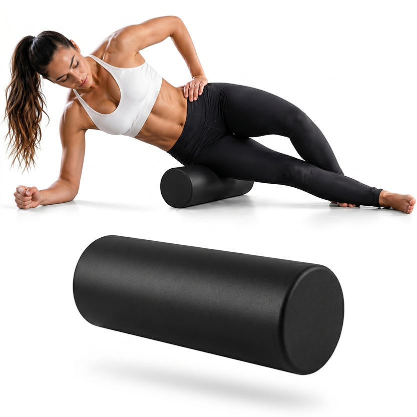Foam Roler Massagem Rolo Para Equilíbrio Ioga Pilates Rolo Cilíndrico Funcional
