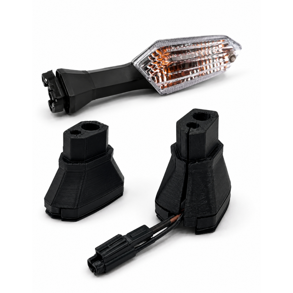 Coxim Pisca Kawasaki Versys 300/650 Ninja 300/400/650/1000 Z300/400/650/800/900 (par)