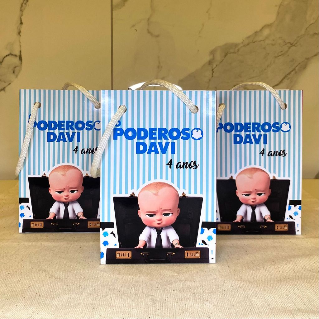 Sacolinha Personalizada Poderoso Chefinho | Lembrancinha Festa Infantil