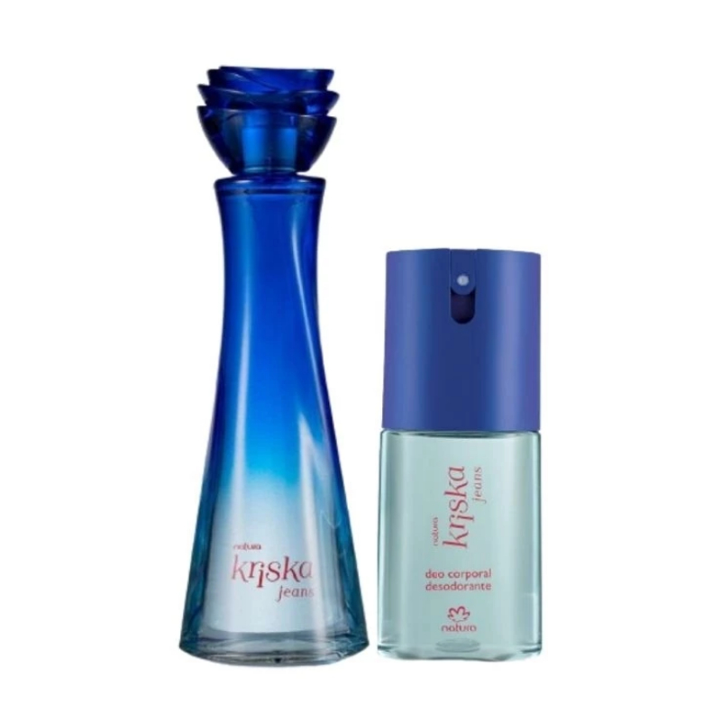 Kit Colonia Kriska Jeans 100ml + Desodorante Corporal 100ml - Natura