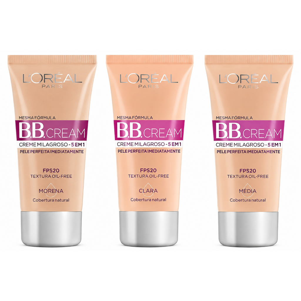 BB Cream L'Oréal Paris Dermo Expertise Creme Milagroso 5 em 1 Cor Loreal 30g