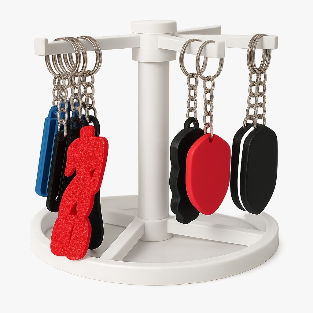 suporte para chaveiros organizador de chaves porta chaveiro giratório expositor de chaveiros suporte 360 graus