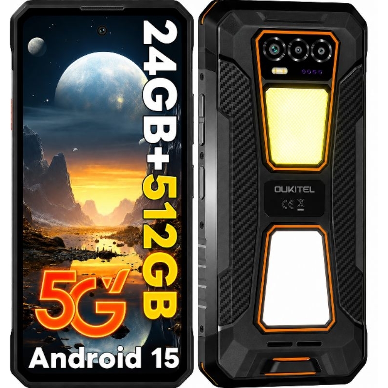 OUKITEL WP58 PRO 5G 24/512GB 10000mAh SMARTPHONE ROBUSTO DUAL SIM NFC