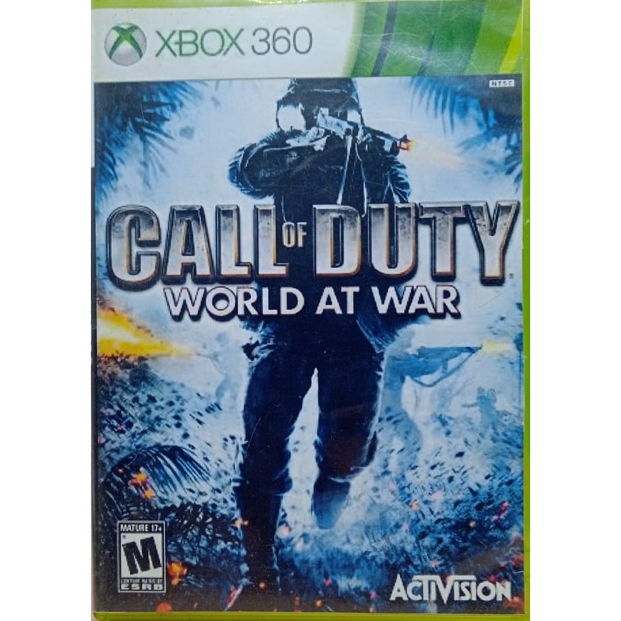 CALL OF DUTY WORLD AT WAR (MIDIA FISICA ORIGINAL ) COM MANUAL- XBOX 360 - COMPATIVEL COM XBOX 360