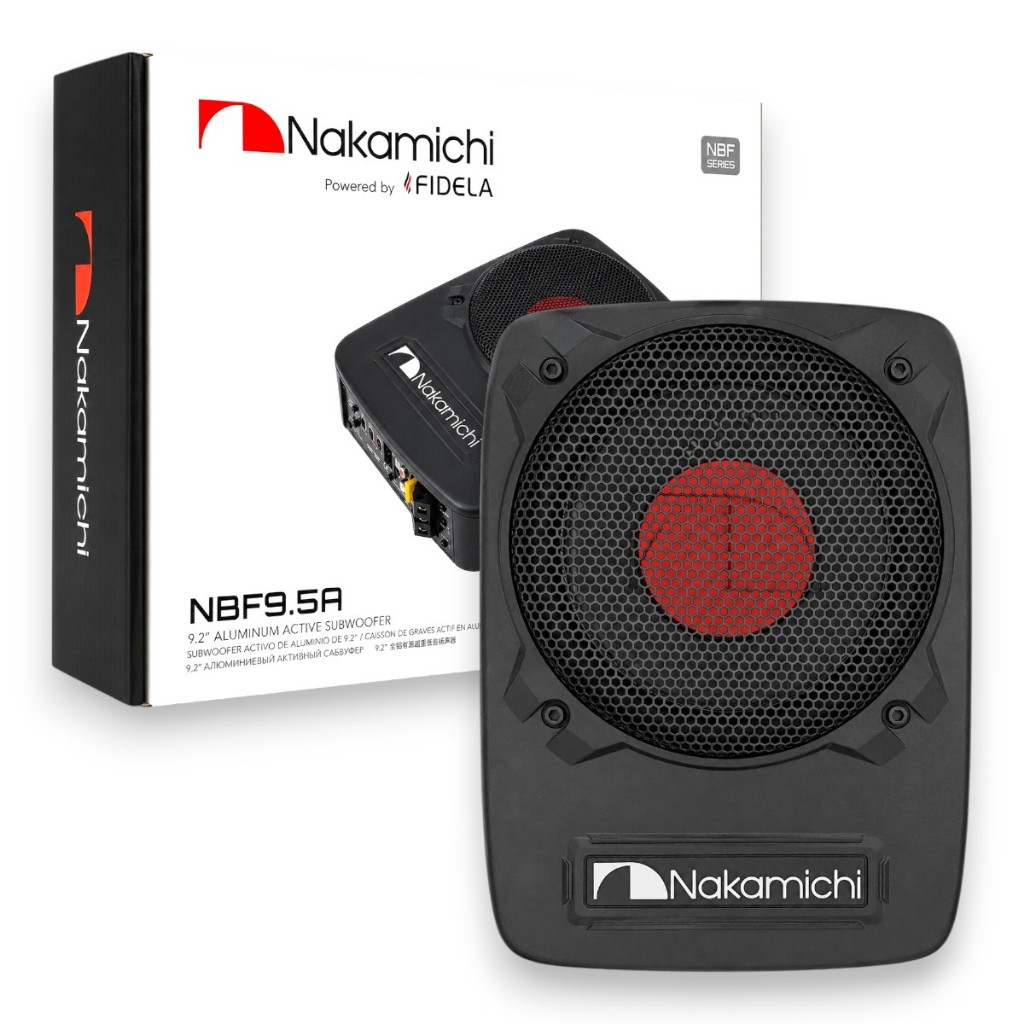 Subwoofer Caixa Ativa Nakamichi NBF9.5A 9'' Pol 1500W 4 Ohms — imagem 2 de 2