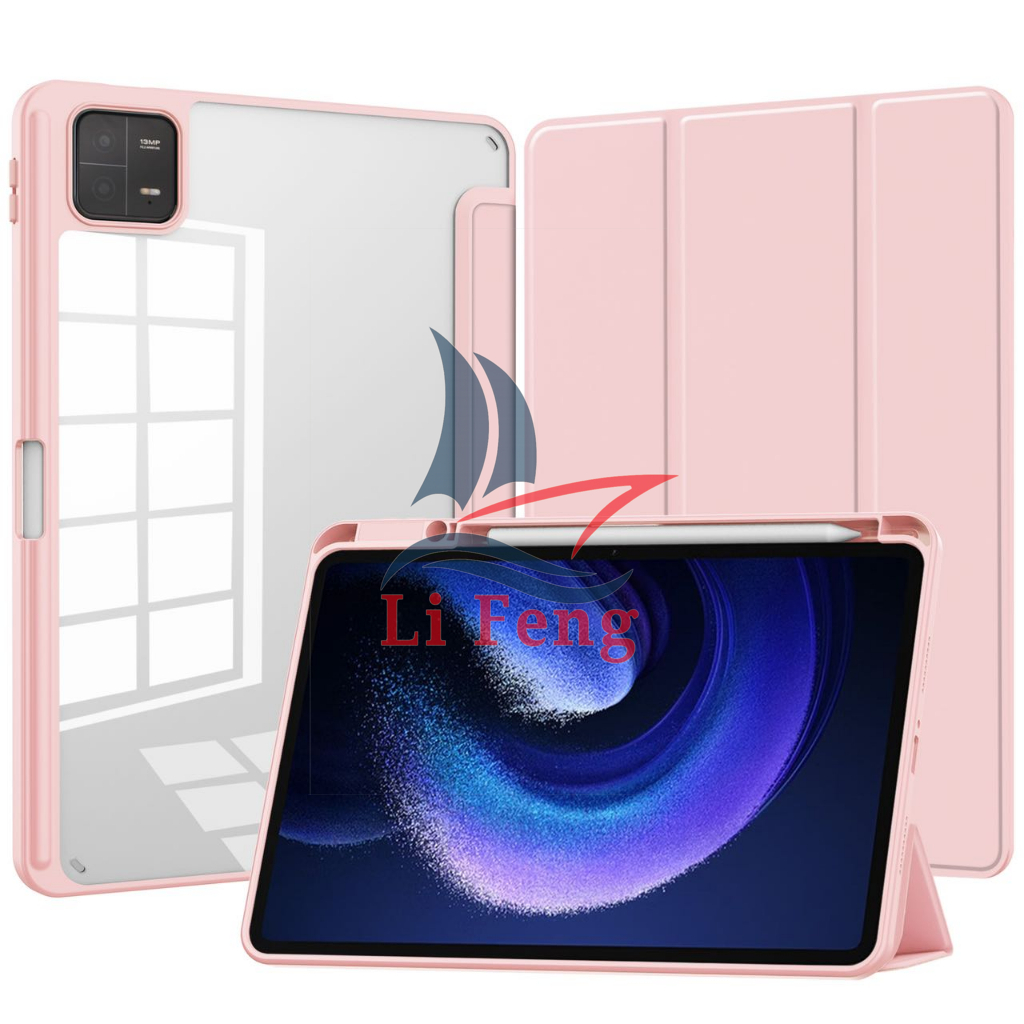 Capa Magnética Acrílico Para Xiaomi Pad 7/7 Pro/ Xiaomi Pad 8 (2024-2026) 11" Com Suporte Caneta Função Sleep