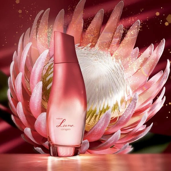 Desodorante Colônia Luna Coragem Feminino 75ml - Resistência e Esperança com Protea e Patchouli