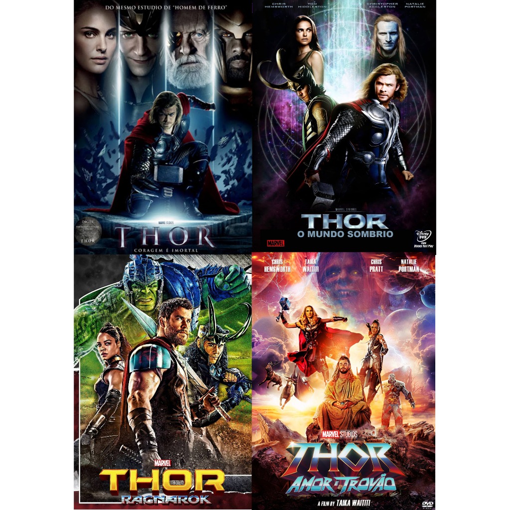 Thor - Kit com 4 filmes em DVD