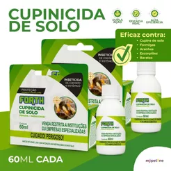 2 Remédio Forth Contra Cupins De Solo - 60ml