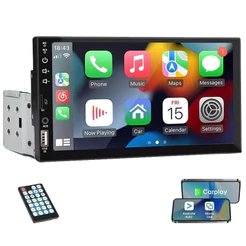 óLike Central Multimídia Universal 1 Din 7 Polegadas Mp5 Suporta Carplay e Android Touch Screen