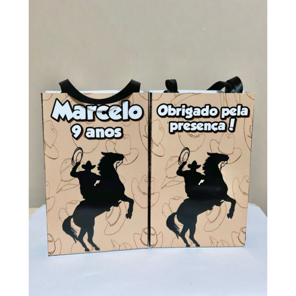Sacolinhas Personalizadas Boiadeiro Lembrancinhas Personalizadas Para Aniversários e Eventos