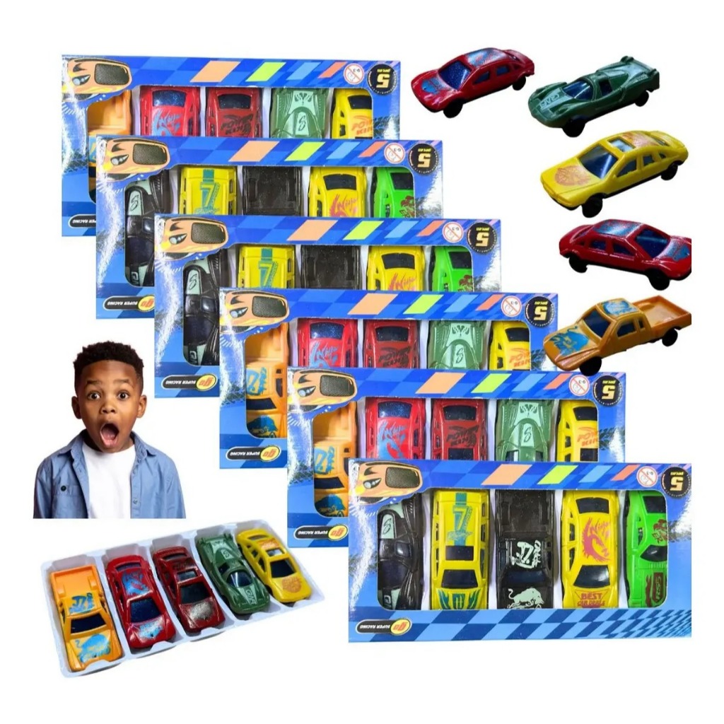 Kit 30 Carrinhos Roda Livre Infantil Atacado Barato Carros