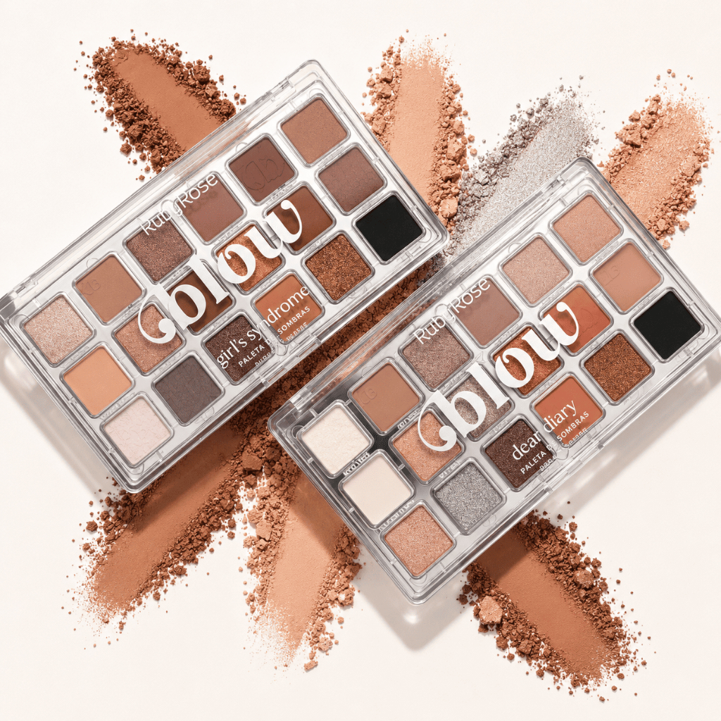 Paleta De Sombras Girl's Syndrome e Dear Diary Blow Ruby Rose