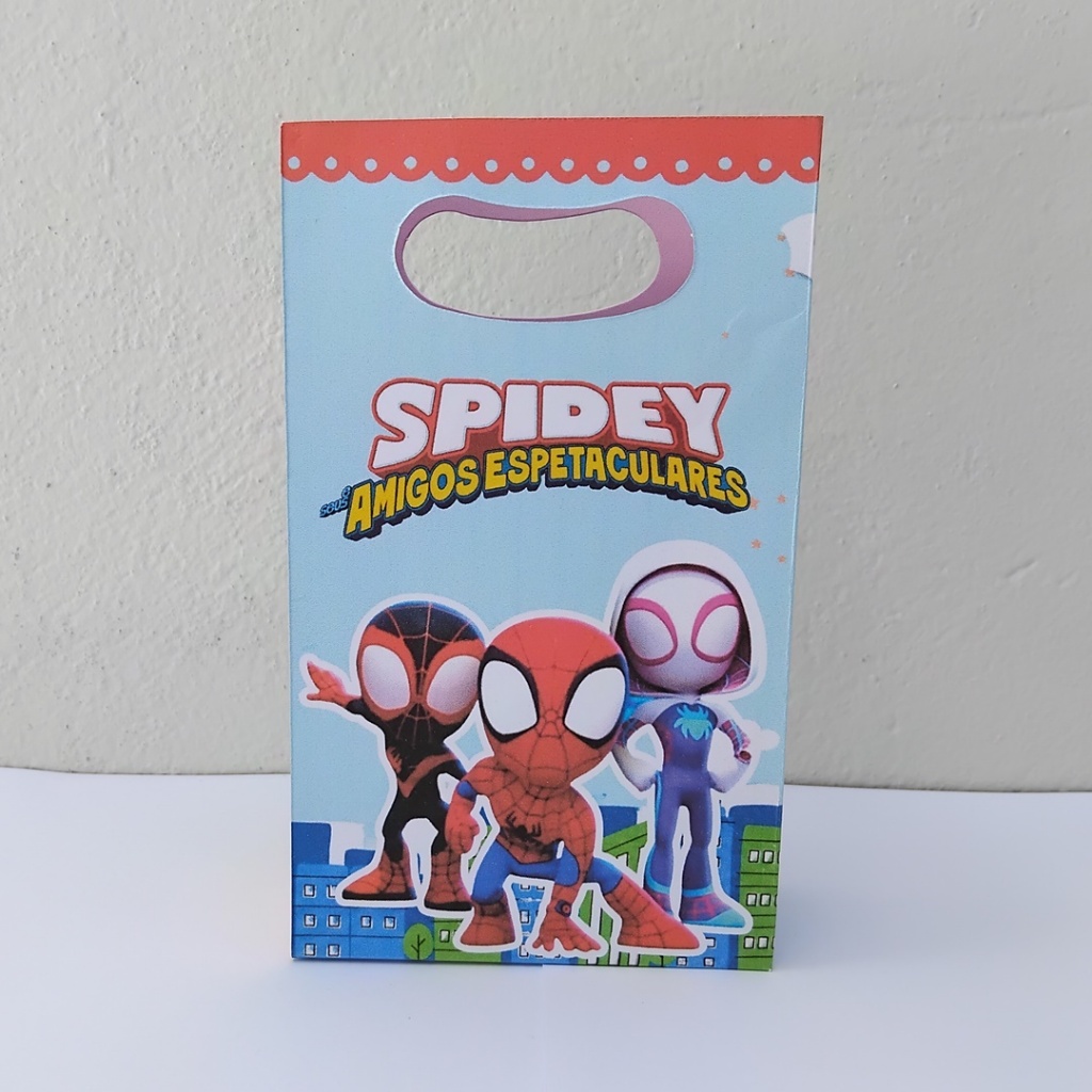 Sacolinha Surpresa Personalizada SPIDEY E SEUS AMIGOS Lembrancinhas Festa Infantil
