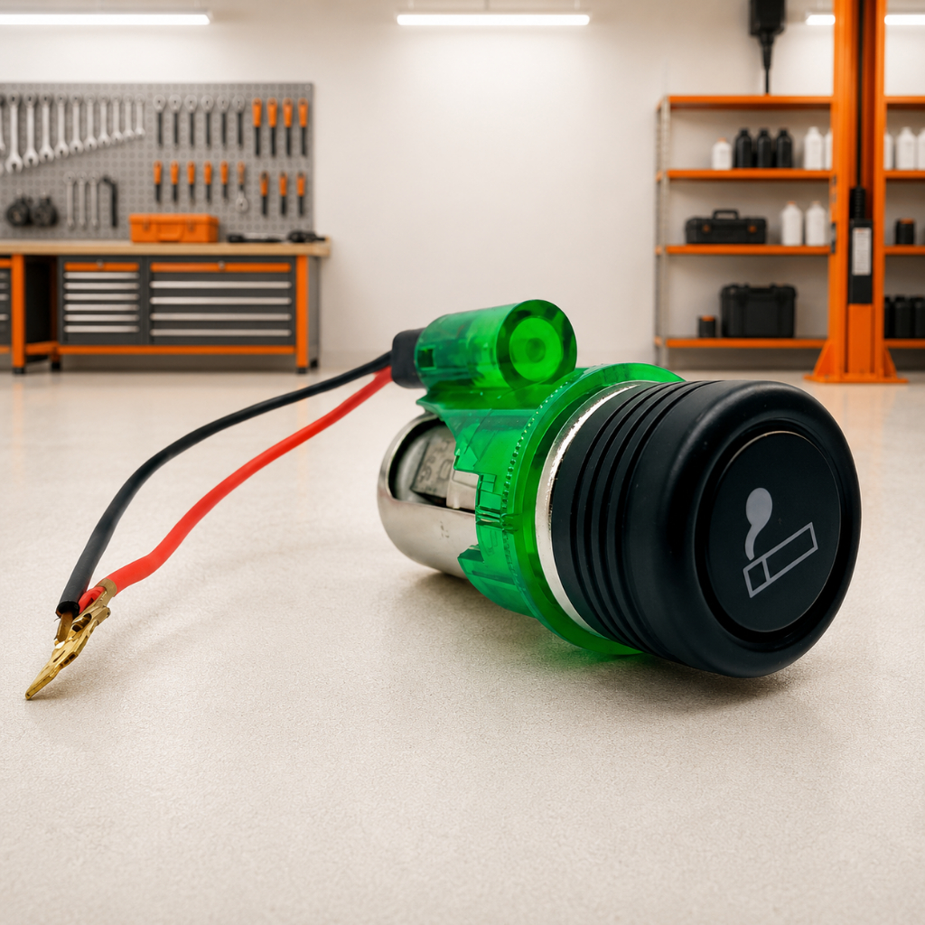 Imagem Tomada Isqueiro Acendedor Universal 12v Automotiva Veicular Carro Moto Caminhão Barco