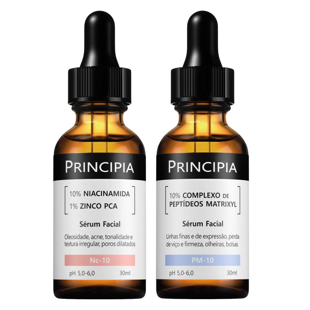 Principia Kit 2 Séruns Niacinamida + Peptídeos Matrixyl