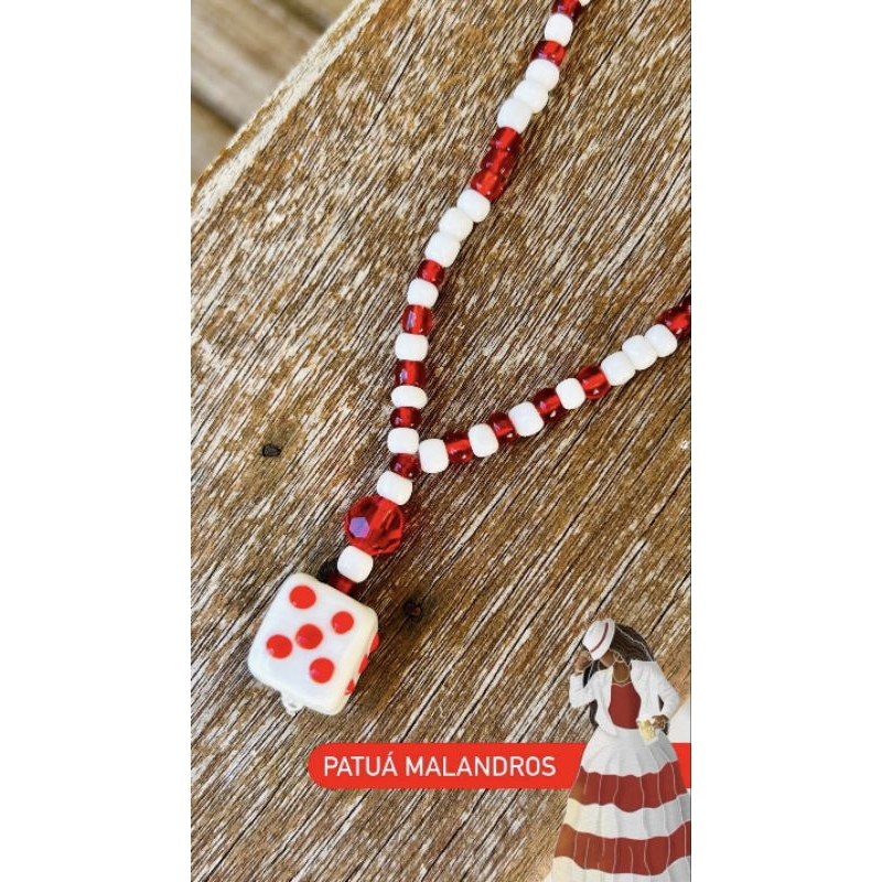 Patuá de Malandro Artesanal com Pingente | Proteção, Charme e Boas Energias | Malandragem | Umbanda