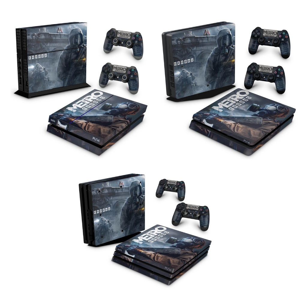 Skin Anti-Rage para PS4 FAT, SLIM ou PRO - 344 - Skin Playstation 4