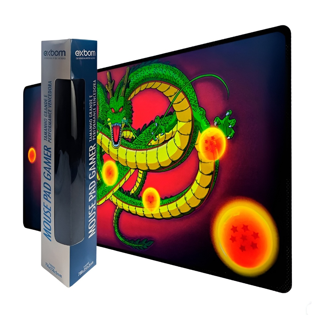 Mouse Pad Gamer 70x35cm (Dragão Shenlong) 7035c-33 Exbom