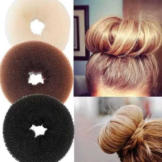 Esponjas Rosquinha Donut Hair Para Coque Perfeito Ballet E Festas