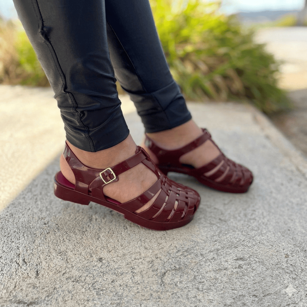 Sandália Feminina Fivela Injetada Palmilha Confortável